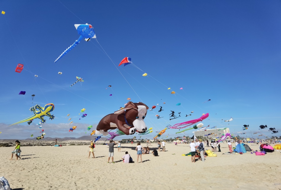 Festival internacional de Cometas Corralejo Feurteventura